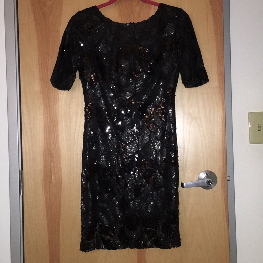 Ark & Co. Black sequin dress